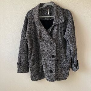 ‎Free people tweed wool jacket